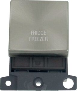 Click Scolmore - Click MiniGrid 20A Dp Ingot Switch Bs "Fridge Freezer" (MD022BS-FF)