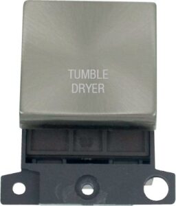 Click Scolmore - Click MiniGrid 20A Dp Ingot Switch Bs "Tumble Dryer" (MD022BS-TD)