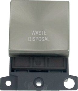 Click Scolmore - Click MiniGrid 20A Dp Ingot Switch Bs "Waste Disposal" (MD022BS-WD)