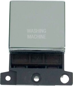 Click Scolmore - Click MiniGrid 20A Dp Ingot Switch Ch "Washing Machine" (MD022CH-WM)