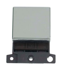 Click Scolmore - Click MiniGrid 20A Dp Ingot Switch Chrome (MD022CH)
