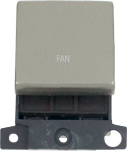 Click Scolmore - Click MiniGrid 20A Dp Ingot Switch Pn "Fan" (MD022PN-FN)