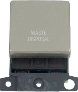 Click Scolmore - Click MiniGrid 20A Dp Ingot Switch Pn "Waste Disposal" (MD022PN-WD)