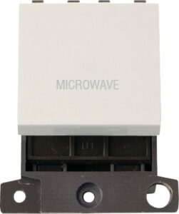 Click Scolmore - Click MiniGrid 20A Dp Ingot Switch Pw "Microwave" (MD022PW-MW)
