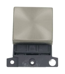 Click Scolmore - Click MiniGrid 20A Dp Ingot Switch Satin Chrome (MD022SC)