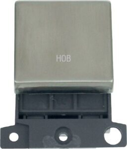 Click Scolmore - Click MiniGrid 20A Dp Ingot Switch Ss "Hob" (MD022SS-HB)