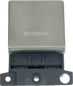 Click Scolmore - Click MiniGrid 20A Dp Ingot Switch Ss "Microwave" (MD022SS-MW)