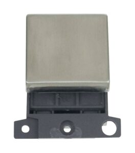 Click Scolmore - Click MiniGrid 20A Dp Ingot Switch Stainless Steel (MD022SS)