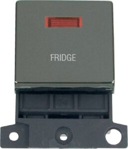 Click Scolmore - Click MiniGrid 20A Dp Ingot Sw+Neon Bn "Fridge" (MD023BN-FD)