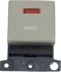 Click Scolmore - Click MiniGrid 20A Dp Ingot Sw+Neon Pn "Boiler" (MD023PN-BL)