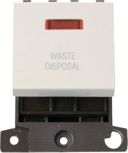 Click Scolmore - Click MiniGrid 20A Dp Sw+Neon Pw "Warming Drawer" (MD023PW-WDR)