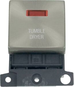 Click Scolmore - Click MiniGrid 20A Dp Ingot Sw+Neon Sc "Tumble Dryer" (MD023SC-TD)