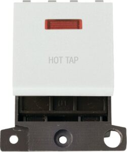 Click Scolmore - Click MiniGrid 20A Dp Sw+Neon Wh "Hot Tap" (MD023WH-HT)