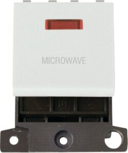 Click Scolmore - Click MiniGrid 20A Dp Sw+Neon Wh "Microwave" (MD023WH-MW)