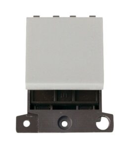 Click Scolmore - Click MiniGrid 20A 2 Way Switch Module White (MD024WH)
