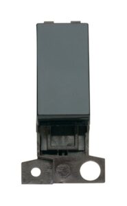 Click Scolmore - Click MiniGrid 10Ax Intermediate Switch Black (MD028BK)