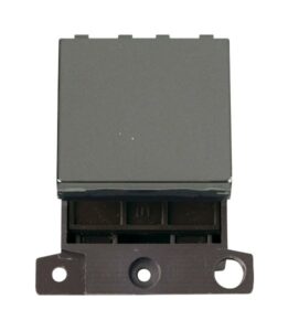 Click Scolmore - Click MiniGrid 32A Dp Ingot Switch Module Black Nickel (MD032BN)