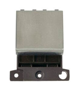 Click Scolmore - Click MiniGrid 32A Dp Ingot Switch Module Stainless Steel (MD032SS)