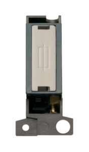 Click Scolmore - Click MiniGrid 13A Fused Ingot Fcu Modul Black Pearl Nickel (MD047BKPN)