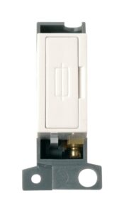 Click Scolmore - Click MiniGrid 13A Fused Fcu Module Polar White (MD047PW)