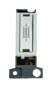 Click Scolmore - Click MiniGrid 13A Fused Ingot Fcu Modul White Chrome (MD047WHCH)