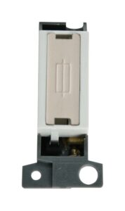 Click Scolmore - Click MiniGrid 13A Fused Ingot Fcu Modul White Pearl Nickel (MD047WHPN)