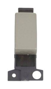 Click Scolmore - Click MiniGrid 10A 3 Position Ingot Switch Pearl Nickel (MD070PN)
