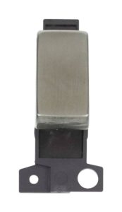 Click Scolmore - Click MiniGrid 10A 3 Position Ingot Switch Stainless Steel (MD070SS)