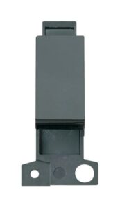 Click Scolmore - Click MiniGrid 10A 3 Position Retractive Switch Black (MD075BK)