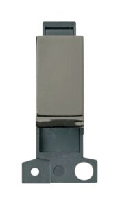 Click Scolmore - Click MiniGrid 10A 3 Position Retractive Ingot Switch Black Nickel (MD075BN)