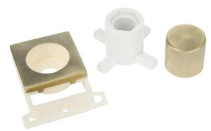 Click Scolmore - Click MiniGrid Dimmer Module Mounting Kit Antique Brass (MD150AB)
