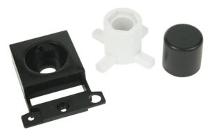 Click Scolmore - Click MiniGrid Dimmer Module Mounting Kit Black (MD150BK)
