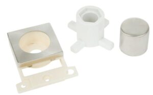 Click Scolmore - Click MiniGrid Dimmer Module Mounting Kit Brushed Stainless Steel (MD150BS)