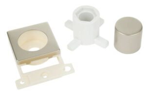 Click Scolmore - Click MiniGrid Dimmer Module Mounting Kit Pearl Nickel (MD150PN)