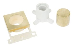 Click Scolmore - Click MiniGrid Dimmer Module Mounting Kit Satin Brass (MD150SB)