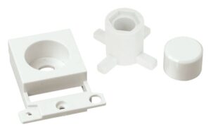 Click Scolmore - Click MiniGrid Dimmer Module Mounting Kit White (MD150WH)