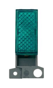 Click Scolmore - Click MiniGrid 240V Green Indicator Module (MD282)