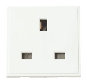 Click Scolmore - Click New Media 13A Uk Socket Outlet Polar White (MM010WH)
