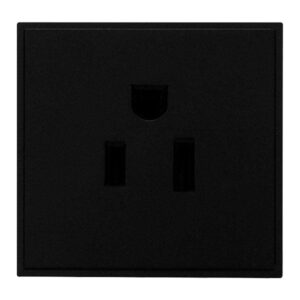 Click Scolmore - Click New Media 16A 110V Us Socket Outlet Black (MM030BK)