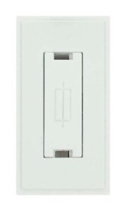 Click Scolmore - Click New Media 13A Fused Fcu New Media Module White (MM047WH)