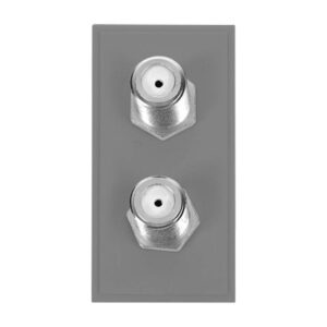 Click Scolmore - Click New Media Twin Female Satellite Module (MM406GY)