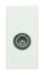 Click Scolmore - Click New Media Single Male Coaxial Polar White (MM415WH)