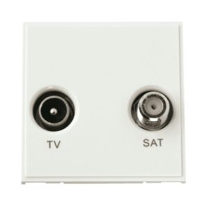 Click Scolmore - Click New Media Diplexed Tv And Satellite Polar White (MM425WH)