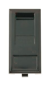 Click Scolmore - Click New Media Rj45 Cat-5E Outlet Black (MM480BK)