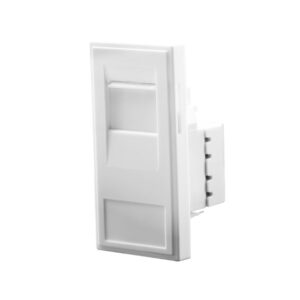 Click Scolmore - Click New Media Rj45 Cat-6A Outlet Module White (MM485AWH)