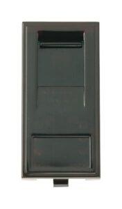 Click Scolmore - Click New Media Rj45 Cat-6 Outlet Black (MM485BK)