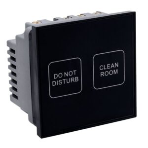 Click Scolmore - Click New Media New Media Hotel Touch & Indicator Illuminated Module Black (MM602BK)