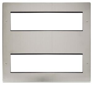 Click Scolmore - Click New Media 16G New Media Plate Stainless Steel (MP616SS)