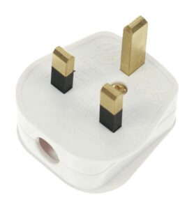 Click Essentials 13A Resilient Plug Top (5A Fused) Fast Grip White