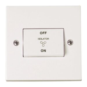 Click Polar 10A 3 Pole Fan Isolation Plate Switch
